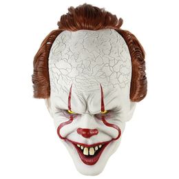 Stephen King Halloween Mask Scary Party Costume Clown Cosplay Movie Movie Personnages 240430