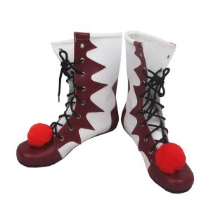 Stephen King's It Pennywise Chaussures masque Cosplay Boots de clown effrayant Men Halloween Christmas cos Cos Party Utilisation
