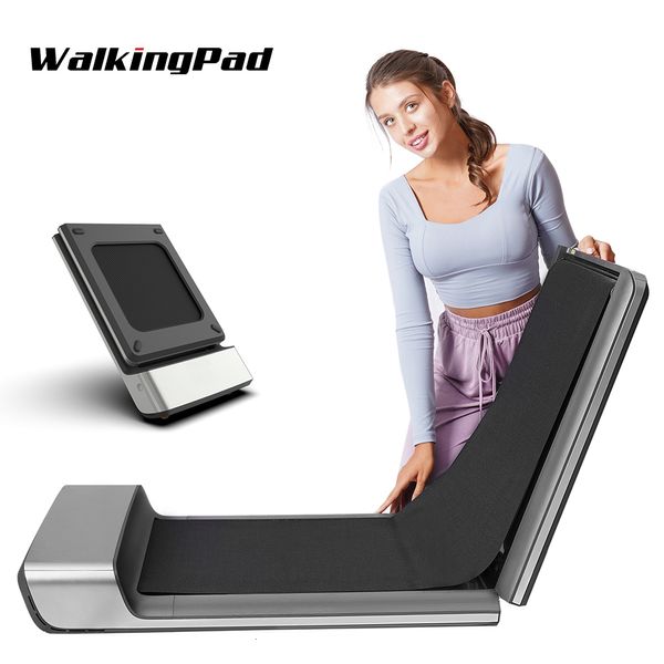 Steppers WalkingPad P1 Cinta de correr eléctrica plegable delgada Almohadilla para caminar plegable Control remoto Cinta de correr Cinta de correr Fitness para el hogar 230904