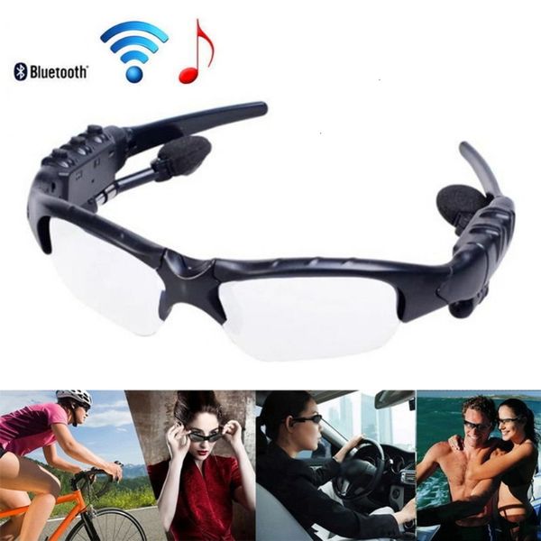 Écouteurs stéréo, casque sans fil avec micro, lunettes polarisées, lunettes de soleil pour la conduite, le cyclisme et les sports