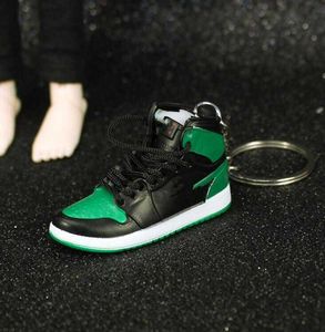 Stéréo Pure 3D artisanat Mini Sneaker porte-clés femme hommes enfants porte-clés cadeau chaussures de luxe porte-clés voiture sac à main porte-clés chaussures de basket-ball porte-clés 10 styles 24B