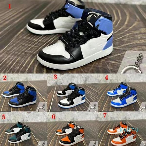 Stéréo Sneaker Porte-clés Femme Hommes Enfants Porte-clés Cadeau Chaussures De Luxe Porte-clés Voiture Sac À Main Porte-clés Chaussures De Basket-Ball Porte-clés218g