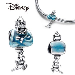 Sterling Sier Aladdin Genie lámpara colgante soporte ajuste Original marca encanto para mujeres joyería hacer regalo