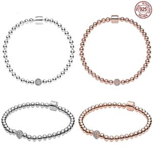 Pulsera de plata de ley de alta calidad que se adapta al diseño, regalo Original para mujer, joyería de Navidad DIY