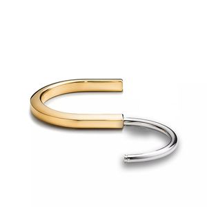 Sterling Sier Lock Bangle: klassieke armband voor dames met elegant ontwerp, perfect voor modieuze evenementen en feesten - sieraden