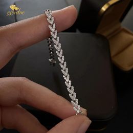 Sterling Sier Moissanite Tennis Bracelet For Woman Girl Fine Jewelry Iced Out Chain Small Diamond armbanden Valentijnsdag geschenken