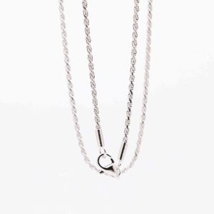 Sterling zilver 1.4mm touw ketting ketting