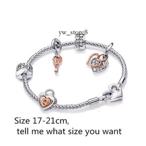 Bracelets de créateurs de charme en argent sterling pour femmes bijoux de luxe bricolage Fit Pandoras Disnes Spider Bracelet Ensemble de Noël Gift de vacances de fête avec boîte 2162