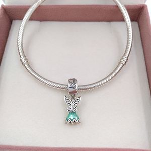 Sterling Zilveren Sieraden Maken Pandora Bangle Disny Tinker's Jurk glinsterende groene emaille charms Bestfriend Armbanden voor 2 Vrouwen Ketting Ketting Kralen 792138NL93