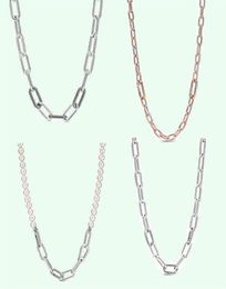 Sterling Silver Me Chain Necklace Hip Hop 925 Sieraden Origineel Design Diy Sieraden Kerstcadeau Girl222L4551636