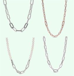 Sterling Silver Me Chain Necklace Hip Hop 925 Sieraden Origineel ontwerp Diy Sieraden Kerstcadeau Girl222L8992342