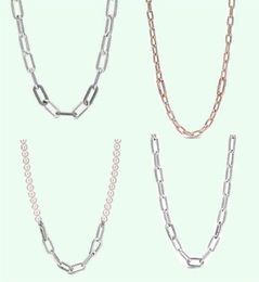 Sterling Silver Me Chain ketting hiphop 925 sieraden origineel ontwerp diy sieraden kerstcadeau meisje222L6520709