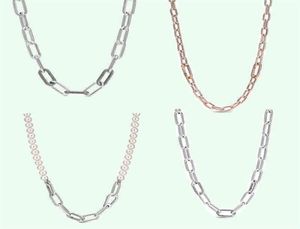 Sterling Silver Me Chain Necklace Hip Hop 925 Sieraden Origineel ontwerp DIY Sieraden Kerstcadeau Girl222L3482831