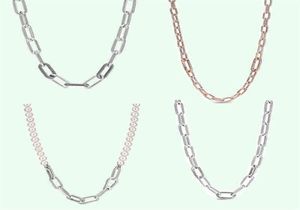 Sterling Silver Me Chain Necklace Hip Hop 925 Sieraden Origineel Design Diy Sieraden Kerstcadeau Girl222L5807390