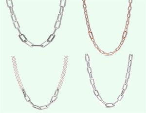 Sterling Silver Me Chain Necklace Hip Hop 925 Sieraden Origineel ontwerp DIY Sieraden Kerstcadeau Girl222L2581675