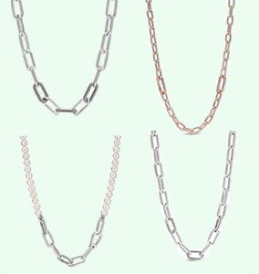 Sterling Silver Me Chain Necklace Hip Hop 925 Sieraden Origineel Design Diy Sieraden Kerstgeschenk Girl222L5569009