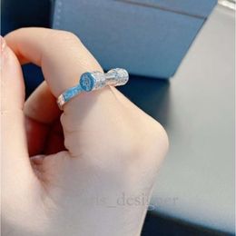Sterling Silber Ring Ring Mensch Vogel Intarsien Diamant Ring Ring für Frau Designer Schmuck Designer Ring High-End-Ringe 605 661