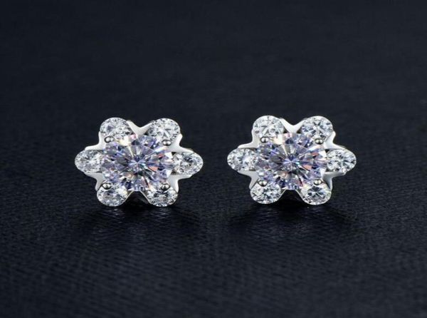 Sterling Silver S925 2CT Moissanite Diamond Pendiendo para mujeres Pendientes de boda EXCELOR EXCELENTE CUTO REFORMA DE HOP HOP INSCRIPCIÓN3158124