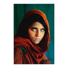 Steve McCurry Afghan Girl 1984 PEINTURE APPIRSE IMPRESS