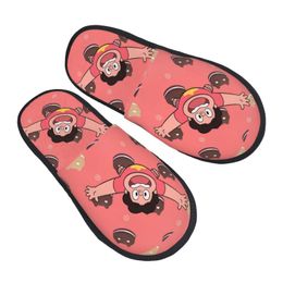 Steven Universe Dames Heren Dames Wollen slippers Winterbont Pluizige harige letters Sandalen Slippers Warm Comfortabel Fuzzy Girl Flip Flop Schoenen