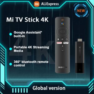 Stick 2022 Xiaomi Mi TV Stick 4K Versión global Stream en 4K Asistente de Google * Android TV 11 incorporado 2GB 8GB Procesador Quadcore