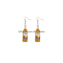 Bâton créatif boucle d'oreille pour femmes résine ours boucles d'oreilles enfants bijoux faits à la main bricolage cadeaux balancent livraison Smtsd