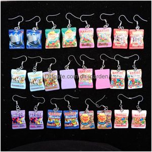 Stick Cute Candy Oorbellen Drop Earring Kostuum Trendy Stijl Vrouw Meisje Sieraden Groothandel Dangle Levering Smtkt