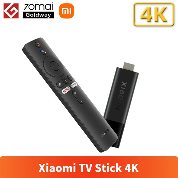 Stick versión Global Xiaomi TV Stick 4K Android 11 Dongle de TV portátil 2GB RAM 8GB ROM Dolby Vision DTS sonido envolvente Asistente de Google