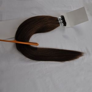 Stick Itip Utip Extensions de cheveux 1 gramme brin 200 brins lot kératine droite cheveux brésiliens 2 péruvien malaisien