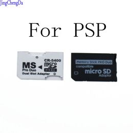 Stick JCD 1PCS Single en Dual Slot Card Reader Nieuwe Micro SD SDHC TF naar MS Memory Stick Pro Duo Reader voor PSP -kaartadapter