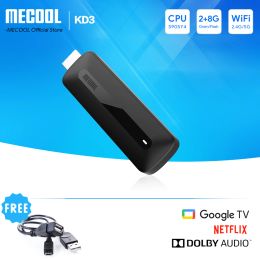 Stick MECOOL KD3 Android 11 TV Stick with Dolby Audio 2+8G Google Certified Google TV Stream Media Receiver Stick Home Media Player