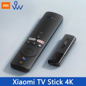 Bâton le plus récent Xiaomi Mi TV Stick 4K Android TV 11 HDR Quad Core 2 go + 8 go Bluetooth 5.0 Wifi Google Assistant Version mondiale