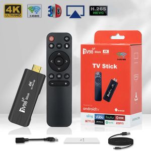 Stick TV98 MINI TV Stick Android 12.1 4K HD 2G 16G TV Box 2.4G 5G Dual WiFi Smart TV Box Portable Media Player TV Receiver Box