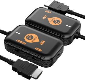 Stick sans fil HDMI Extender Wireless USBC Transmetteur HDMI récepteur 98ft / 30m pour streaming Video Projecteur Monitor ordinateur portable