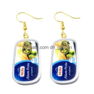 Bâton femmes boucle d'oreille fait filles mignonnes Eardrop cadeau drôle doux dessins animés faits à la main Mini boisson aux fruits jambon Sau Tootaste shampooing Dangle Earrin Smt7Y