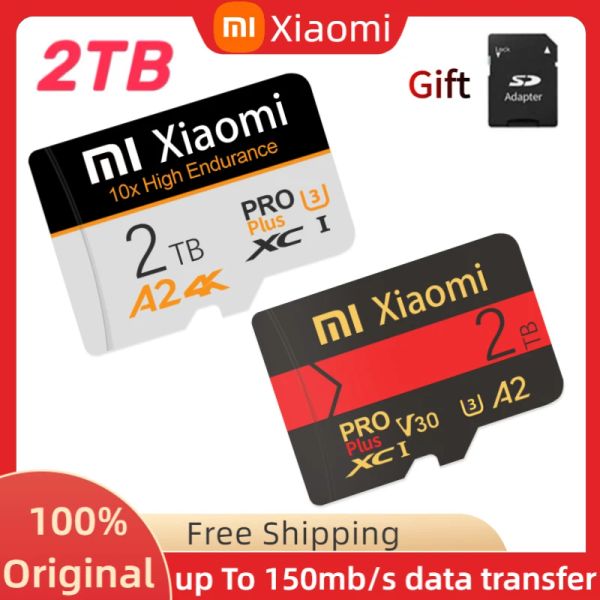 Stick Xiaomi 2TB 128GB A2 SD Memory Tarjeta 1 TB CLASE DE ALTA VELOCIDAD 10 TF TF 4K Ultrahd Video Tarjeta SD/TF Flash Tarjeta de memoria para Drone TAB