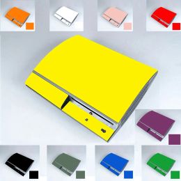 Pegatinas 10 puros Colores sólidos Colores Pegatinas de piel de vinilo para Sony PS3 Pegadros de grasa originales