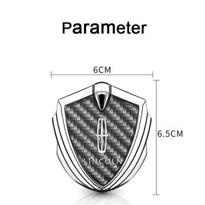 Autocollants 1 pièce en métal, autocollant latéral de voiture, bouclier d'emblème de fenêtre pour journaux de navigateur Lincoln MKC MKZ MKS Continental MKT MK2 MKX, accessoires