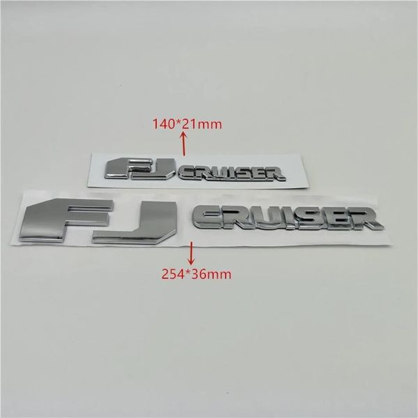 Autocollants 2 Taille pour Toyota FJ Cruiser Trunk Couvercle Emblème Porte latérale Fender Logo Decal1656