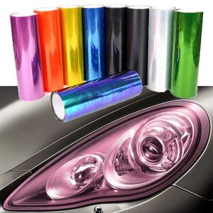 Stickers 30x60 cm tint modekoplamp achterlicht mist licht licht vinyl rookfilmplaat sticker cover auto styling voor alle auto's 13 kleuren r230812