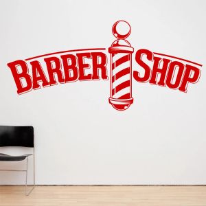 Autocollants Barber Shop Vinyl Window Decal Pole Sign Dreshers Wall Sticker Modern Home Decoration Living Room Decor accessoires C698