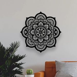 Stickers Boheemse metalen Mandala bloem muur kunst decor Mandala Lotus verschijning exotische Boheemse stijl ijzeren kunst muur decor voor thuisboeken