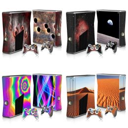 Stickers Protecteur d'autocollant Colorkin Skin pour Xbox 360 Slim et 2 Skins Controller Skins pour Xbox360 Slim