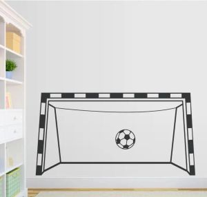 Stickers Creatieve Voetbal Doel Muurtattoo Speelkamer Decor Vinyl Muurstickers Doel Aangepaste Kleur Beschikbaar Decals Decor Woonkamer 4186