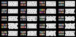 Stickers Decals Een herbruikbare Airbrush Nail Art-stencil 300 ONTWERPEN - 20 sjabloonbladen Kit Set 9 231117