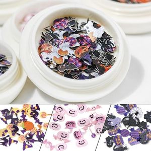 Stickers stickers Halloween Multicolor Pumpkin Ghost Spider Witch Nail Art Decor Prud22