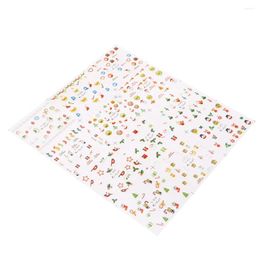 Autocollants décalcomanies ongles filigrane de Noël autocollant année assortiment de vacances feuille d'art timbres bonhomme de neige cloches du père Noël livraison directe santé Bea Dhfdi