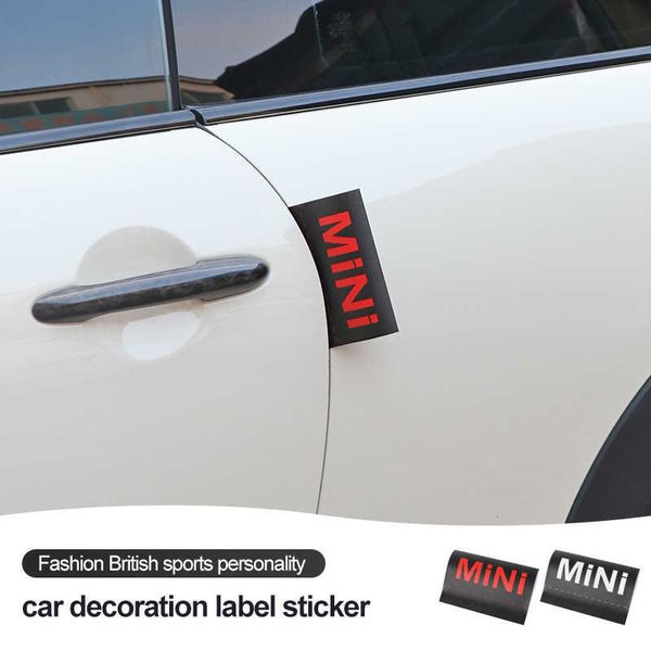 Autocollants pour MINI COOPER R55 R56 R57 R58 R59 R60 R61 F54 F55 F56 F57 F60 Cadre de porte automatique Étiquette d'autocollante Hangtag Car Trunk Decoration R230812