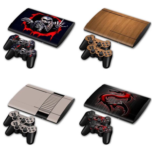 Autocollants pour PS3 Super Slim 4000 Skins Decal Wrap pour PS3 Super Slim 4000 Sticker