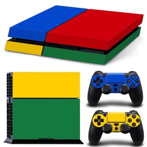 Stickers voor PS4 Console Vinyl Skin Sticker Control voor PS4 bedekken Skin 4 + 2 Controllers Gamepad Decal Skin Sticker